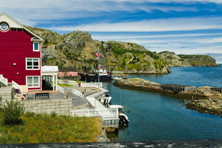 Small village and port along the coast of Newfoundland