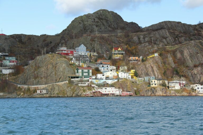 small fishing villages along the coastal landscape