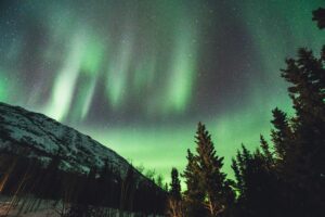 Northern lights above the Yukon