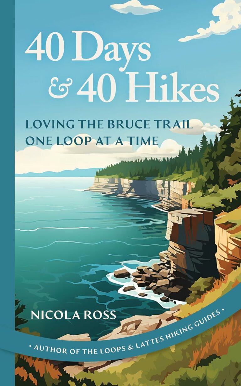 In 40 Days & 40 Hikes, this adventurer, author, and environmentalist sets herself a new challenge: to hike the Bruce Trail from Niagara to Tobermory in her own creative way. In 40 cleverly crafted day-loops, Ross covers over 900 kilometers mostly following Canada’s longest marked trail, taking you with her on an insightful journey to the Niagara Escarpment’s remarkable sights.