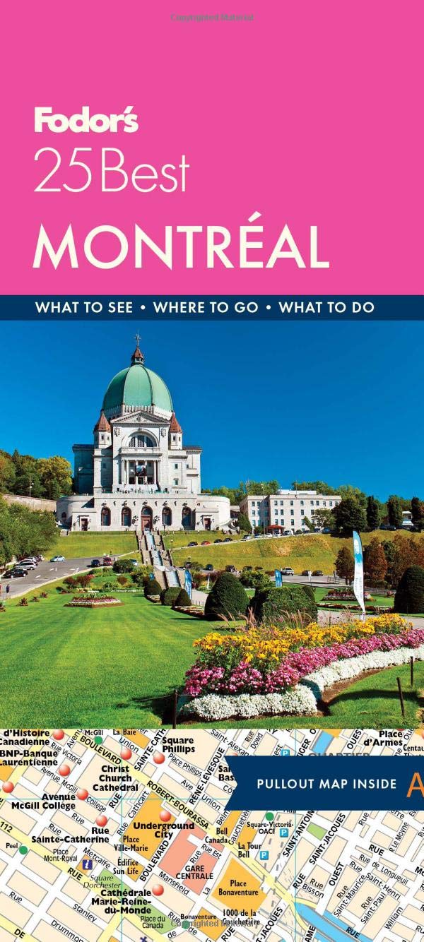 Fodor's 25 Best Guides offer highlights of major city destinations in a compact package that includes a sturdy, detailed street map that you can bring along to help you navigate when cell service is not available.
